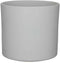 Mica Decorations Era Bloempot - 26x28 cm - Keramiek - Grijs - 2 Stuks