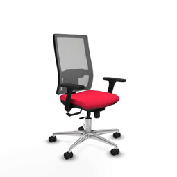 Piqueras y Crespo 3D086N0 - Bureaustoel - Verstelbare hoogte met armleuning - Rood