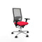 Piqueras y Crespo 3D086N0 - Bureaustoel - Verstelbare hoogte met armleuning - Rood