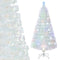Coast Kunstkerstboom - 120 cm - 130 takken - Veelkleurige LED - Wit