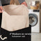 Infinity Goods Bamboe Wasmand - Wassorteerder - Deksel - 72 Liter - Zwart