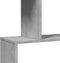 vidaXL - Kamerscherm - / - boekenkast - 3-laags - 70x24x97 - cm - hout - betongrijs
