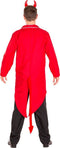 dressforfun Duivel - Herenkostuum M - tanktop met vlieg jasje met demonstaart diadeem met hoorns