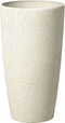 ABDERA - Bloempot set van 2 - Beige - Groot - Stenenmix