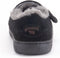 Warmbat Melton - Heren pantoffel - Suède met schapenwol - Zwart - Maat 42