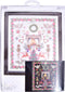 Thea Gouverneur - Borduurpakket met telpatroon - 2077.05 - Voorgesorteerde DMC Garens - Kerst Design - Zwart Aida - 50 cm x 54 cm - DIY Kit