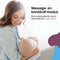 Umea - Dubbele Borstkolf - Handsfree Draadloos 9 Modus - Wit