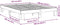 vidaXL - Bedframe - zonder - matras - 135x190 - cm - massief - hout - eiken