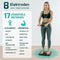 FITAGE Handvat Weegschaal - Digitale Personenweegschaal - 17x Lichaamsanalyse - 345x321x43 mm