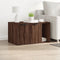 vidaXL - Kattenbakkast - 80x50x45 - cm - bewerkt - hout - bruin - eikenkleurig