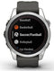 Garmin fenix 7S Pro - Multisport Smartwatch - Solar Opladen - Zilver (Grafiet)
