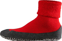 FALKE Cosyshoe - Huissokken - Merinowol met noppen - Rood 8150 - Maat 45-46