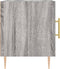 vidaXL - Nachtkastje - 40x40x50 - cm - bewerkt - hout - grijs - sonoma - eikenkleurig