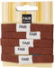 Haarelastiekjes - Plasticvrij - Bruin - 5st Bruin