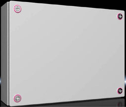 Rittal KX 1539.000 Installatiebehuizing, Wandbehuizing 400 x 400 x 120 Plaatstaal Lichtgrijs 1 stuk(s)