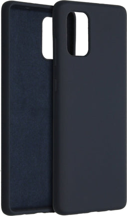 Accezz Samsung Galaxy A71 - Liquid Silicone Backcover - Schokabsorberend - Donkerblauw