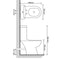 vidaXL - Toilet - met - stortbak - wit
