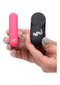 Power Panty Lace Panties, Bullet, en Blindfold Kit - Pink
