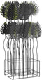 Mica Decorations Deco Object Tuinblad - 54x45x119 cm - Ijzer - Groen