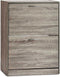 Schoenenrek Grijs spaanderplaat (24 x 80 x 60 cm)