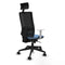 Bureaustoel met hoofdsteun Piqueras y Crespo 4B066N1 Hemelsblauw