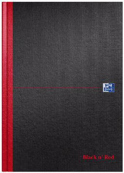 Oxford Business Journal Black 'n Red A4