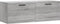 vidaXL - Wandkast - 100x36,5x35 - cm - bewerkt - hout - grijs - sonoma - eikenkleurig