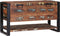 vidaXL - Opbergbak - Multikleur - 80x35x45 - cm - Massief - Gerecycled - Hout