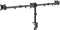 Ewent EW1513 - Bureaumount voor 3 monitors tot 27 inch - VESA 75x75mm tot 100x100mm - Zwart