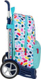 Schoolrugzak met Wielen Benetton Painting Multicolour