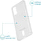 iMoshion Hoesje Geschikt voor Samsung Galaxy S20 Hoesje Met Pasjeshouder - iMoshion Softcase Backcover met pashouder - Transparant