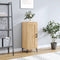 vidaXL - Dressoir - 34,5x34x90 - cm - bewerkt - hout - sonoma - eiken