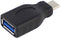 ACT AC7355 - USB 3.2 Gen1 Type-C naar USB Type-A adapter - 5Gbps - Zwart