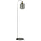 GAMMA Lusso - Vloerlamp - Mat zwart met rookglas - 150x28 cm