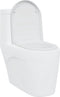 vidaXL - Snelle - Aflaat - Toiletzitting - met - Zachte - Sluiting - in - Duroplast - Wit