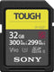 Sony SF-G Series Tough - SDHC Geheugenkaart 32GB - Leessnelheid 300MB/s - Schrijfsnelheid 299MB/s