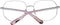 Sandro SD4037 54298 bril zonder sterke - Dames - Roze
