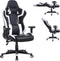 Gamestoel Tornado bureaustoel - ergonomisch verstelbaar - racing gaming stoel - zwart wit