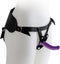 Virgite Strap-on Harnas met paarse dildo - maat S