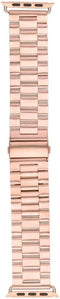 iMoshion Stalen watch bandje geschikt geschikt voor Apple Watch Series 1 / 2 / 3 / 4 / 5 / 6 / 7 / 8 / 9 / SE / Ultra (2) - 42 / 44 / 45 / 49 mm - Rosé Goud