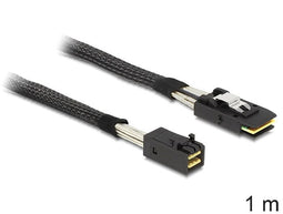 Delock 83389 - Mini SAS HD Kabel - 100cm - Zwart