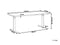 DESTIN - Elektrisch Verstelbaar bureau - Wit - 130 cm - Spaanplaat