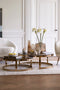 Light & Living - Salontafel MILAGRO - Ø100.5x36.5cm - Goud - Set van 2