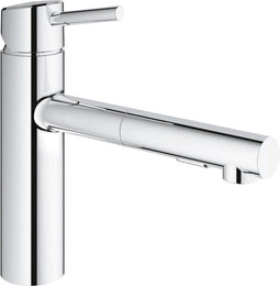GROHE Concetto - Keukenkraan - Medium uitloop met uittrekbare handdouche - Chroom