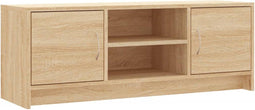 vidaXL - Tv-meubel - 102x30x37,5 - cm - bewerkt - hout - sonoma - eikenkleurig
