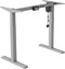 Ergo Office - Zit-sta bureau - Elektrisch in hoogte verstelbaar bureau max hoogte 123cm - max 70 kg | Zonder tafelblad - Grijs