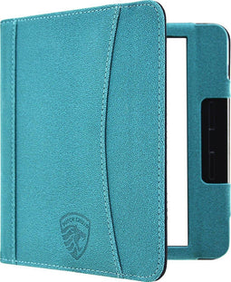 Hoesje Geschikt voor Kobo Libra H2O Sleepcover Premium Hoes Petroleum Blauw - ereader hoesje - cover