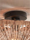 GOOD&MOJO Plafonniere Iguazu - Jute/Zwart - Ø40cm -