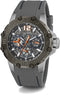 Guess Guess Multi-Function Analoog Horloge Grijs Case: 100% Stainless Steel | Armband: 100% Silicone 46 mm GW0640G1