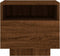 vidaXL - Nachtkastje - met - LED-verlichting - 40x39x37 - cm - bruin - eikenkleur